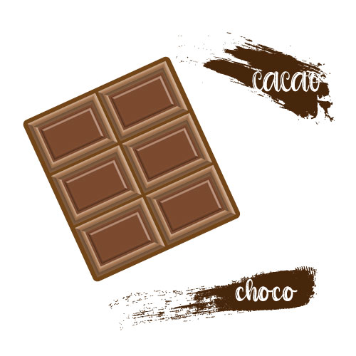 板チョコ　チョコレート　無料イラスト　